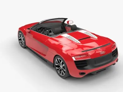 Audi R8 Spyder 3D model