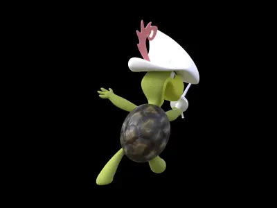 Touche Turtle 3D model