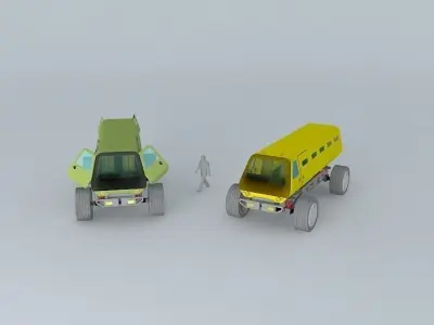Car in progress Free 3D model