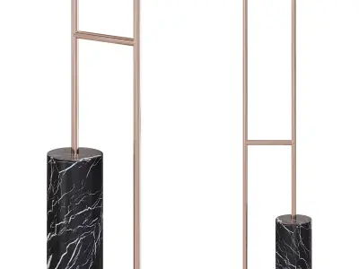 Ben coat rack p4789 by Laskasas 3D model