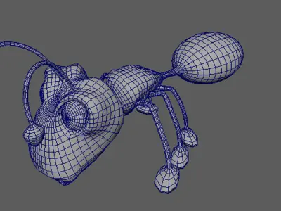Ant Cute charactor 3D model