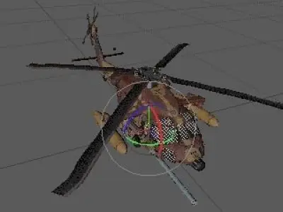 UH-60 Blackhawk IDFAF 3D model