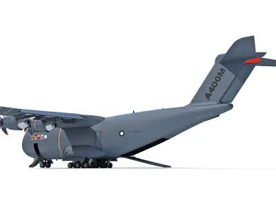 Atlas Airbus A400M Aircraft 3D model