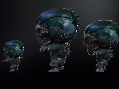 ChibiMonster2Pack2 Low-poly 3D model