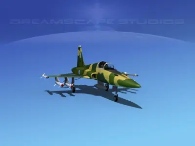 Northrop F-5E Tiger Hellenic 3D model