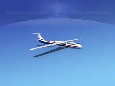 SZD-36 Cobra Glider V11 3D model