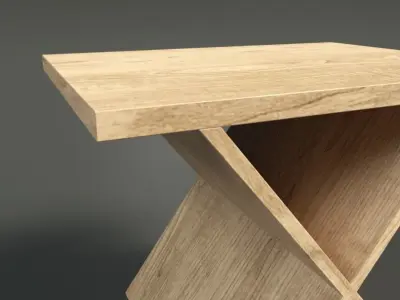 Coffee Table Free 3D model 16