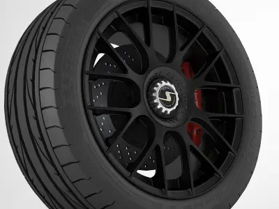 Wheel Schmidt Schift 3D model