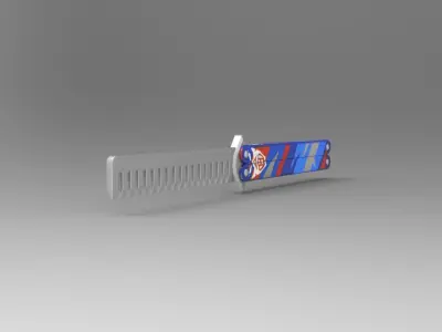 Valorant Yoru Butterfly Comb Low-poly 3D model