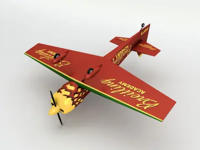 Cap 232 Aircraft Breitling Academy LOW Low-poly 3D model