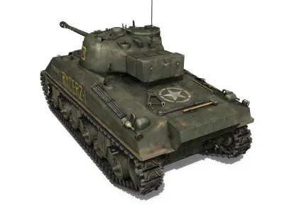 Sherman MK VC Firefly - Rycerz I 3D model