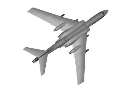 Xian H-6 3D model