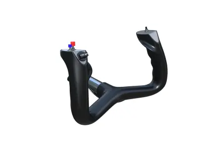 Aircraft Control Wheel 3D model