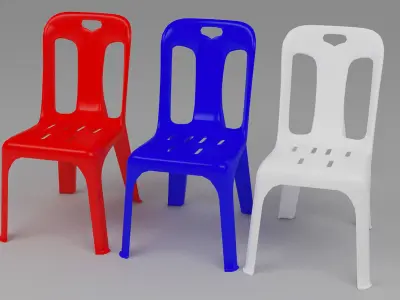 Chair plastic Free 3D model purchase