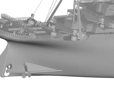 titanic ship 3D model