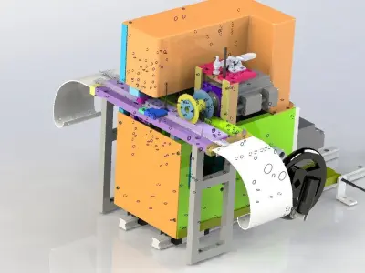 CAM bending machine 3D model