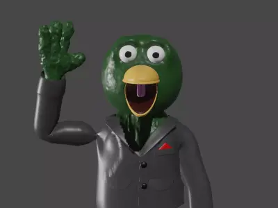 Duck or Robin Free 3D model