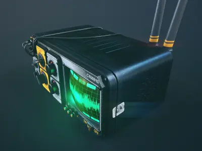 FrequencyForge Console Low-poly 3D model