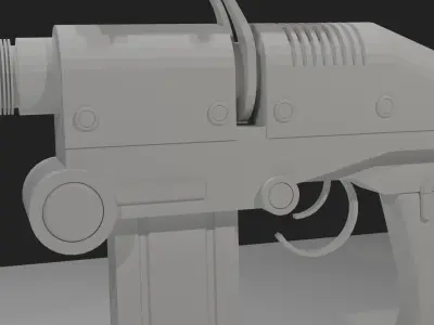 Star Wars Sidearm Blaster 3D model
