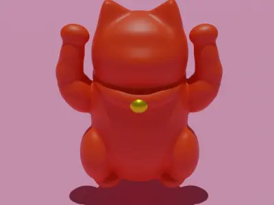 Lucky cat  3D model