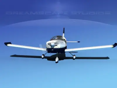 Zlin Z 242 V12 3D model