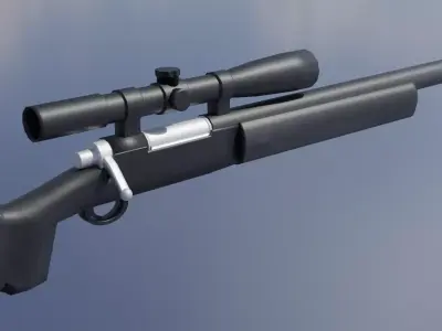 M24-SWS sniper rifle Free 3D model