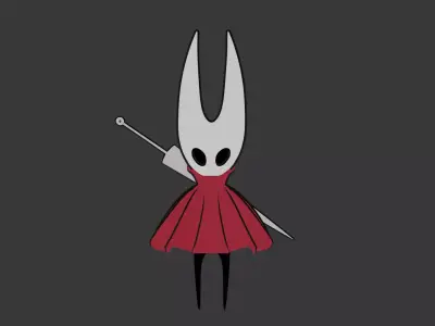Hornet from Hollow Knight SilkSong 3D model