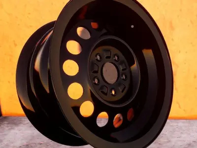 Dorman 939-247 Steel Wheel Low-poly 3D model