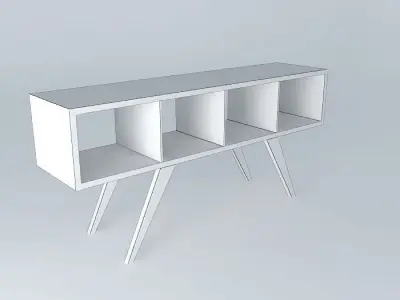 Retro console Free 3D model