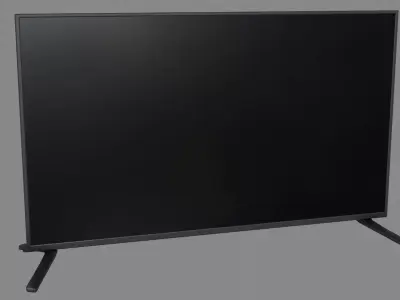 Flat Screen Television Free low-poly 3D model
