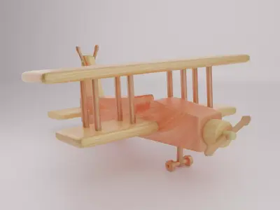 Toy Plane 3D model