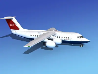 BAe 146-200 Territory Air Transport 3D model