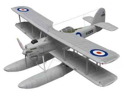 Fairey SeaFox 3D model