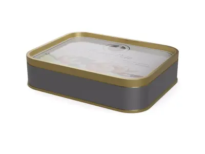 Fish spreads and pates Shrimp Pate Low-poly 3D model