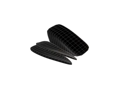 Salmon Sashimi v2 001 Low-poly 3D model