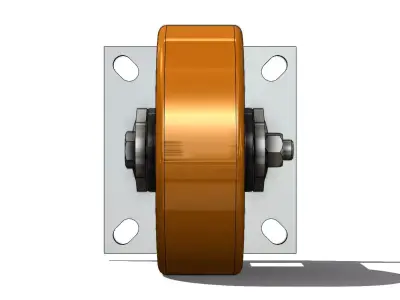 Rodizio Schioppa FS 62 PE Wheel 3D model