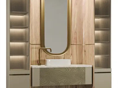 Bathroom Furniture Free 3D model order