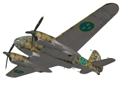 Caproni Ca313  3D model