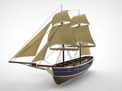 Historical Ships 3D model