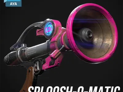 Prop - Weapon - Sploosh-o-Matic 3D model