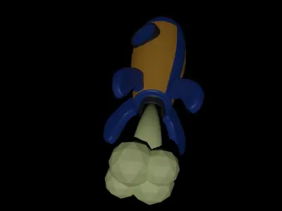 ROKET toy rocket 3D model