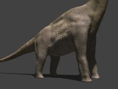 Brachiosaur Jurassic Park - 3d model a 3D model