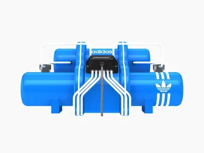 Airlift Performance air suspension kit A Low-poly 3D model