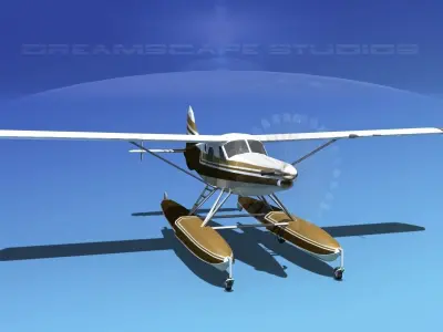 DeHavilland DHC-2 Turbo Beaver V13 3D model