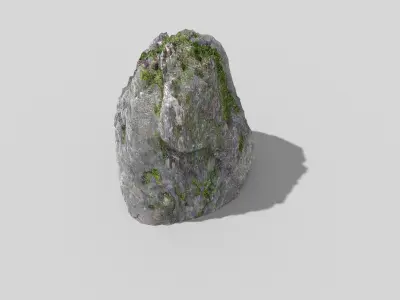 Detailed Rock 3D model