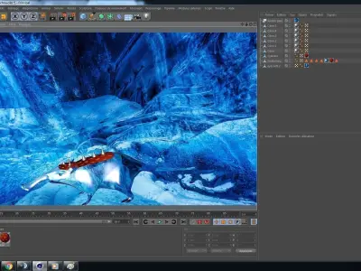scratichou computer screen showing animal Free 3D model