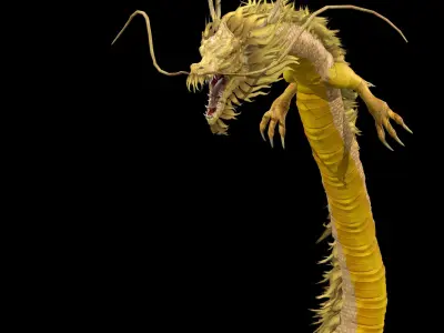 Chinese Dragon Animated 3D model