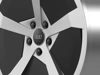 Audi R8 e tron 2013 rim 3D model