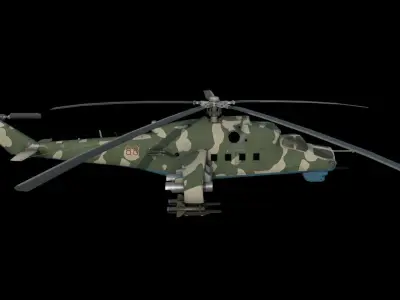 Military Vehicle Pack 02  Low-poly 3D model