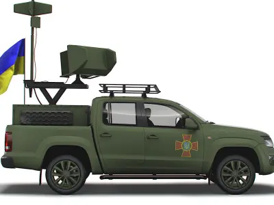 Volkswagen Amarok REW Bukovel 2022 3D model